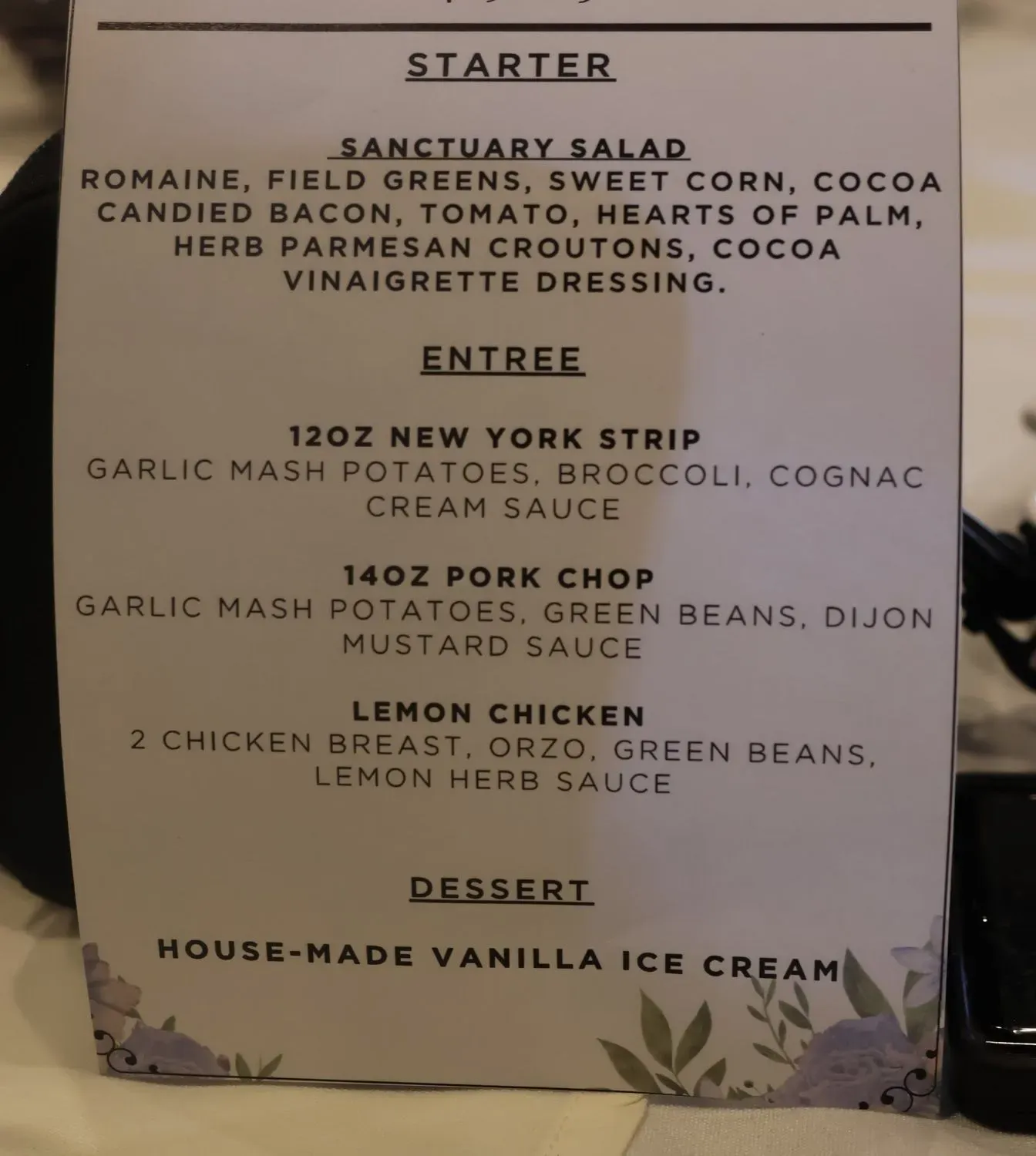 Menu 3