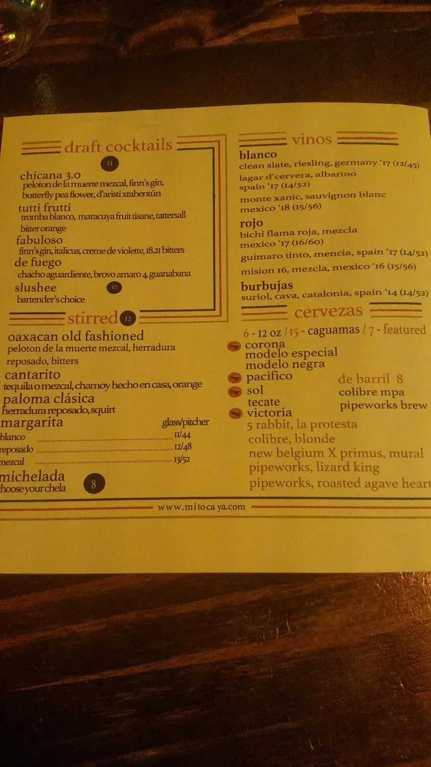 Menu 5