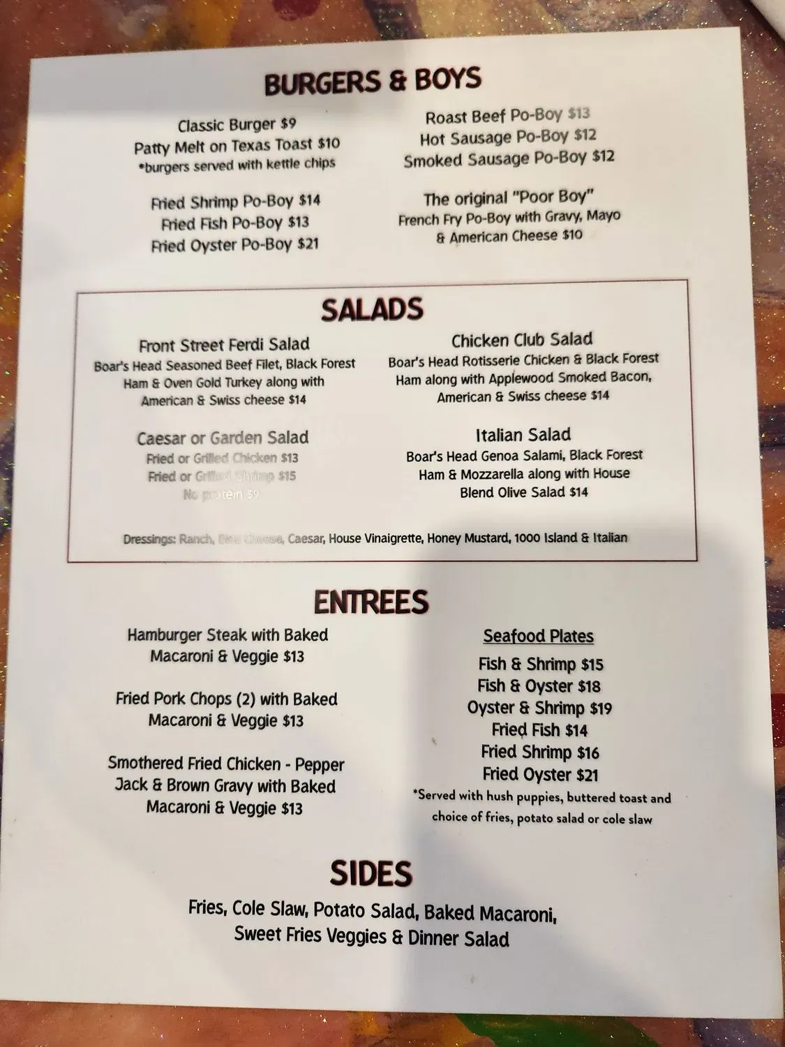 Menu 2