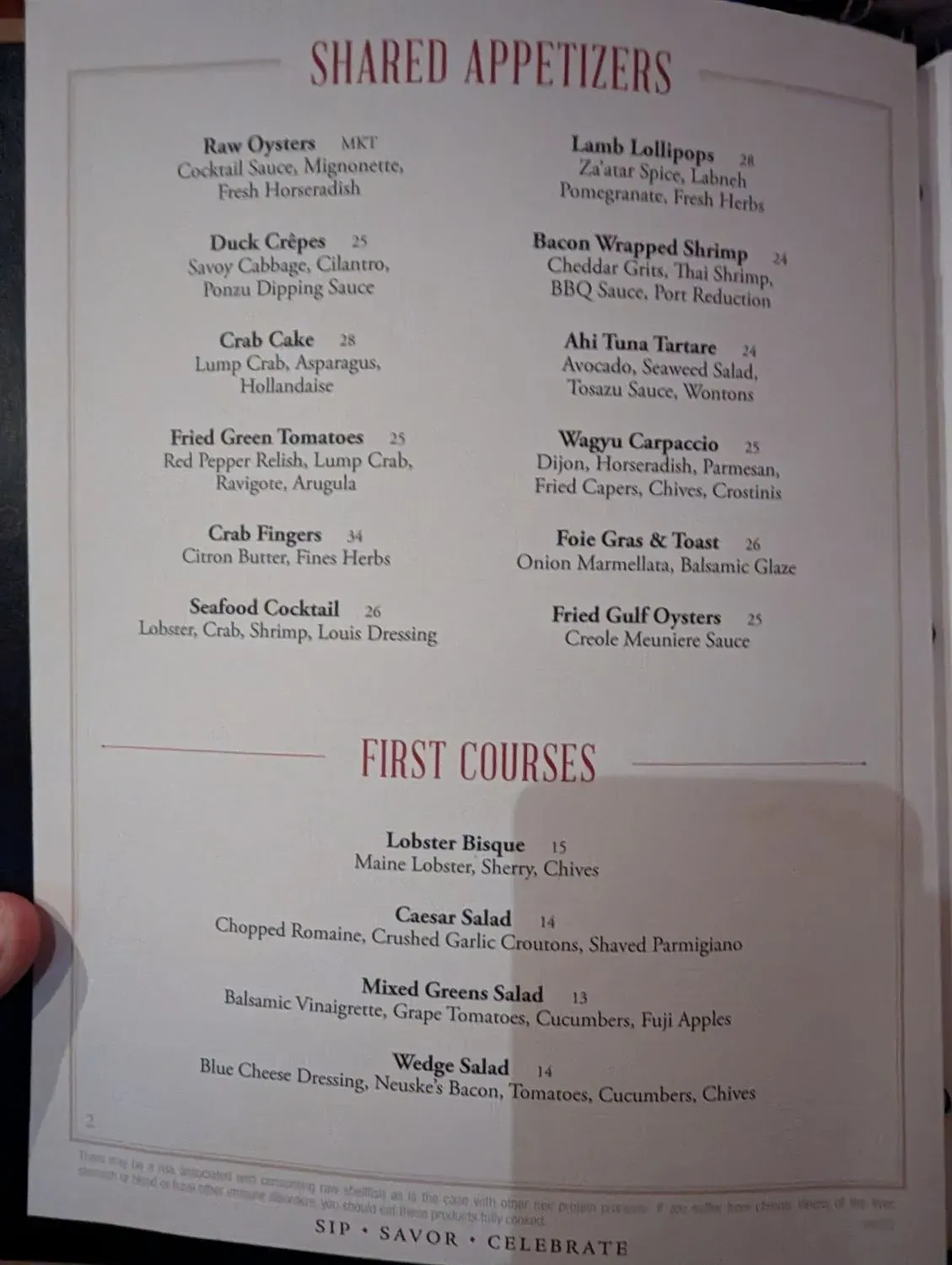 Menu 2