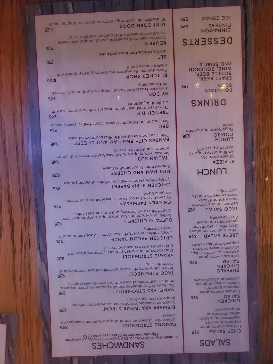 Menu 4