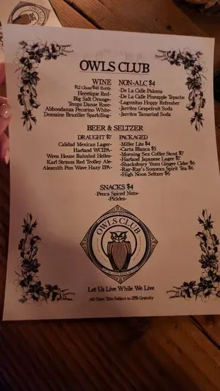 Menu 2