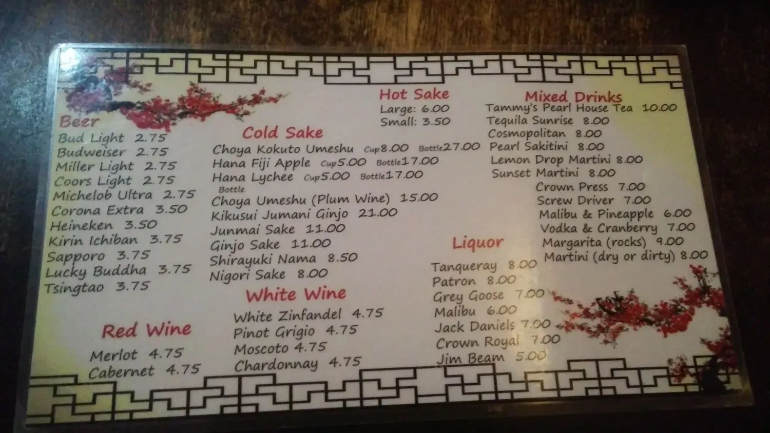 Menu 2