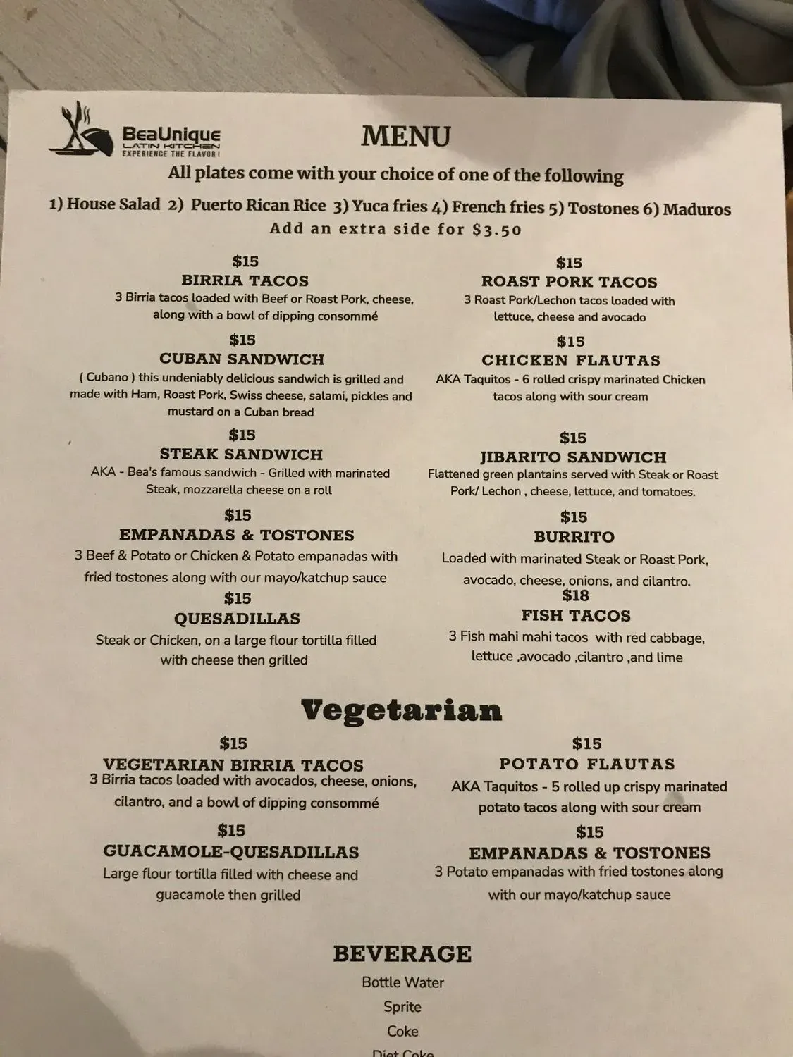 Menu 2