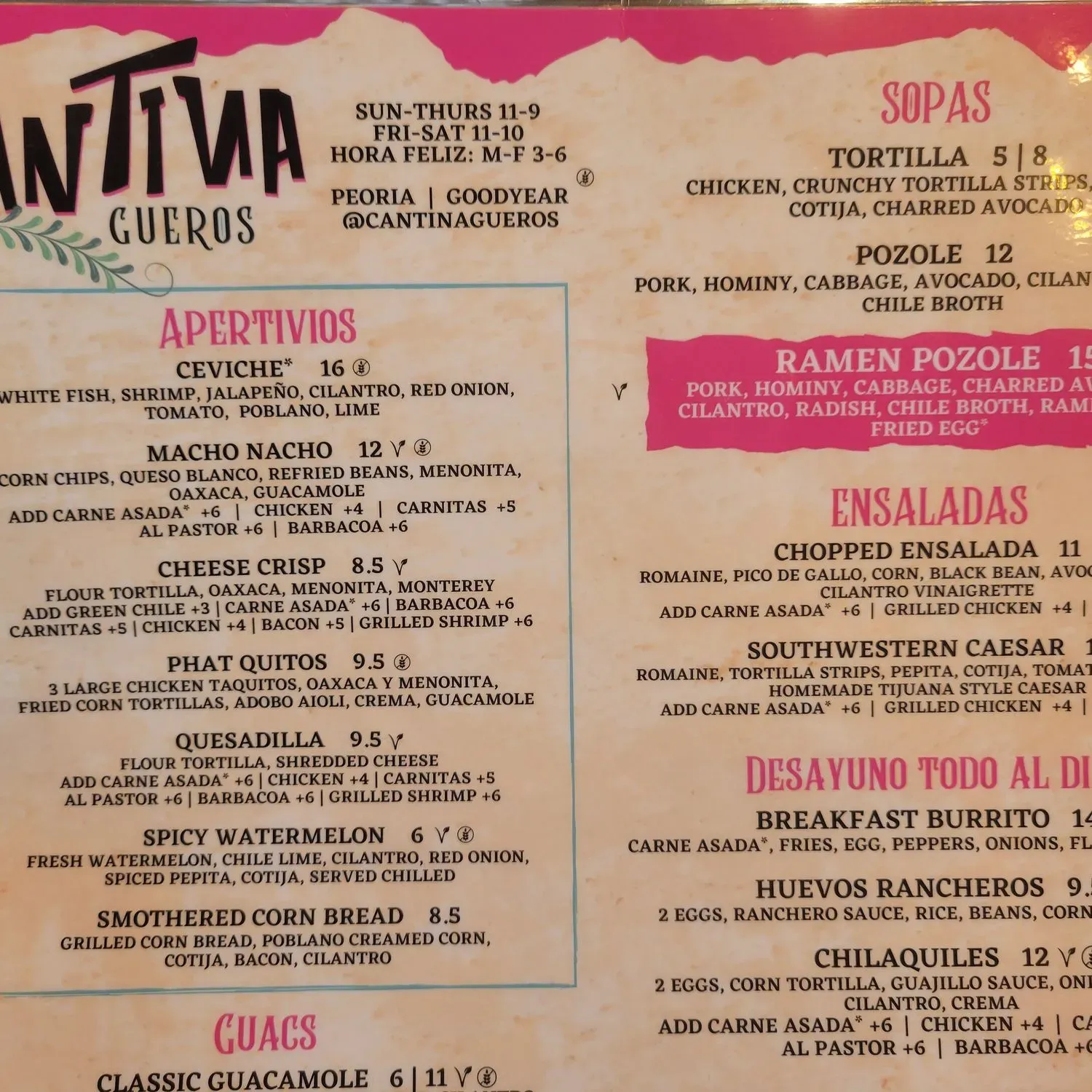 Menu 2