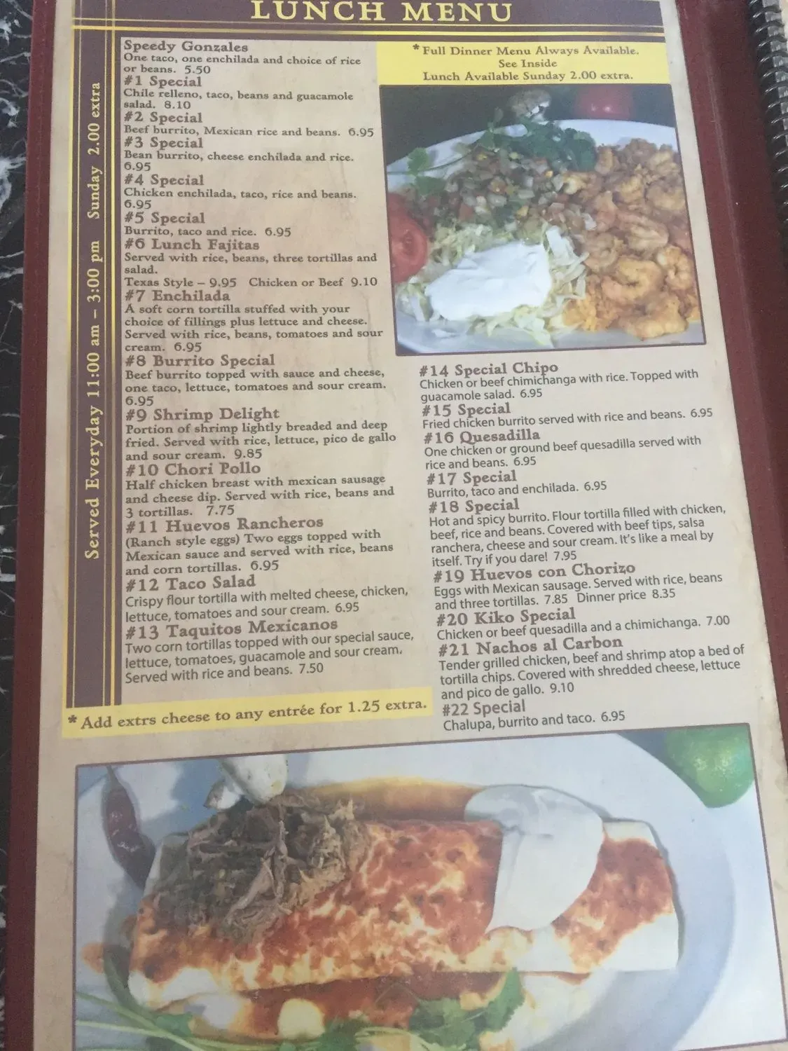 Menu 2