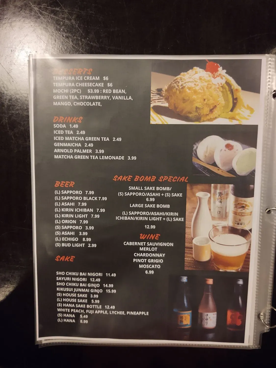 Menu 4