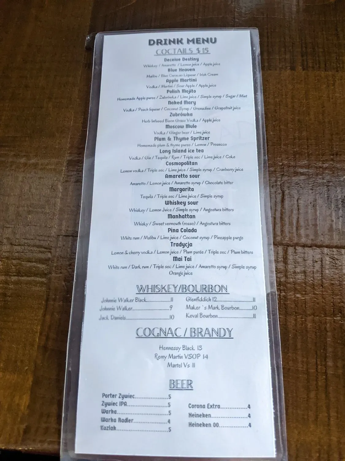 Menu 6