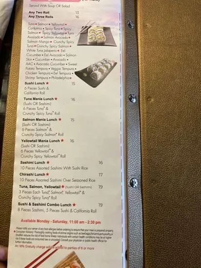 Menu 2