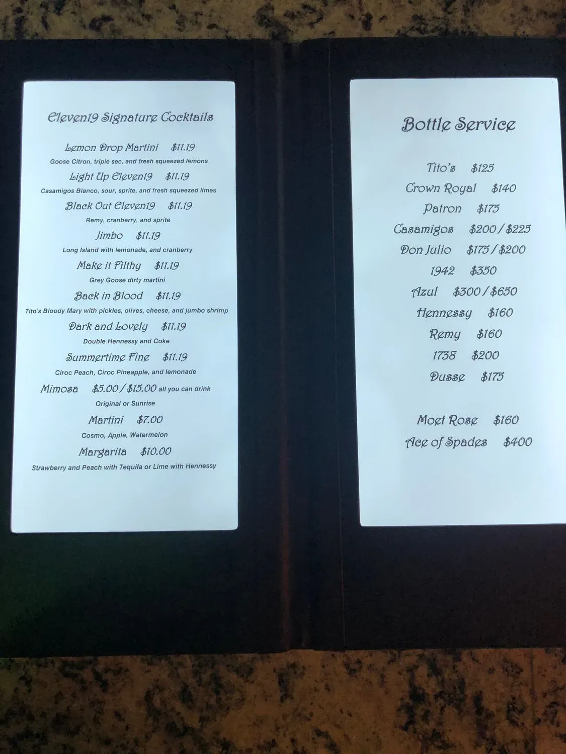 Menu 5