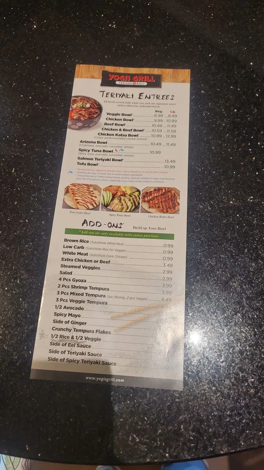 Menu 5