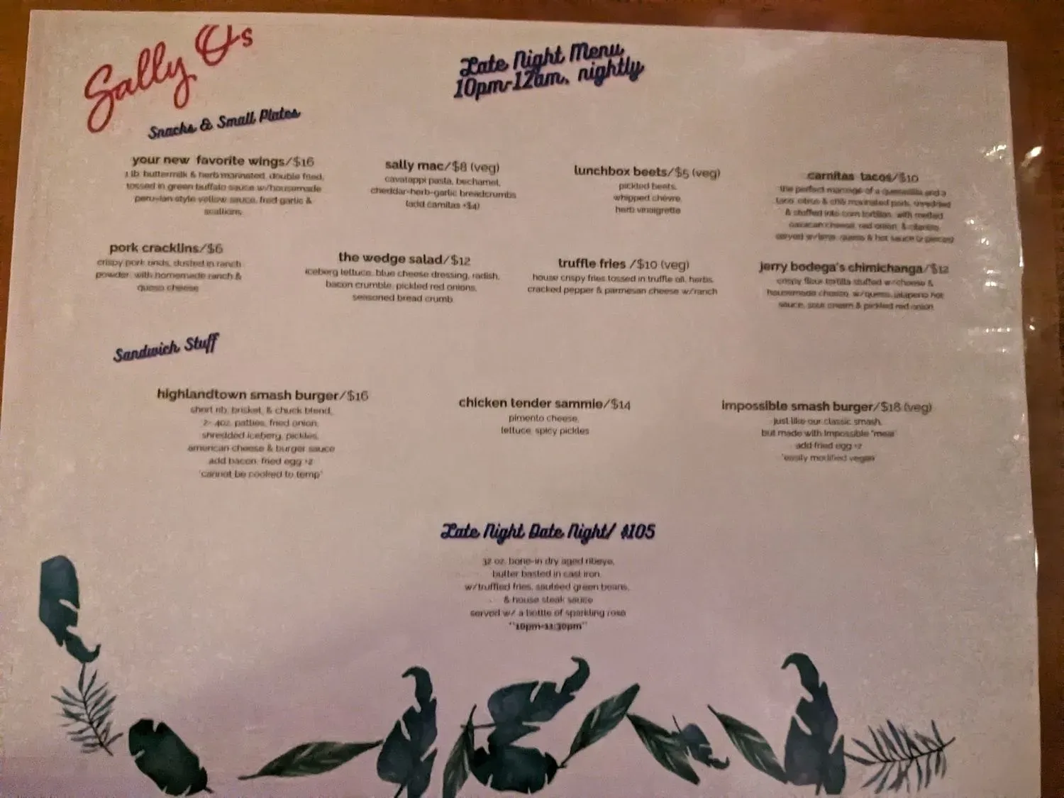 Menu 3