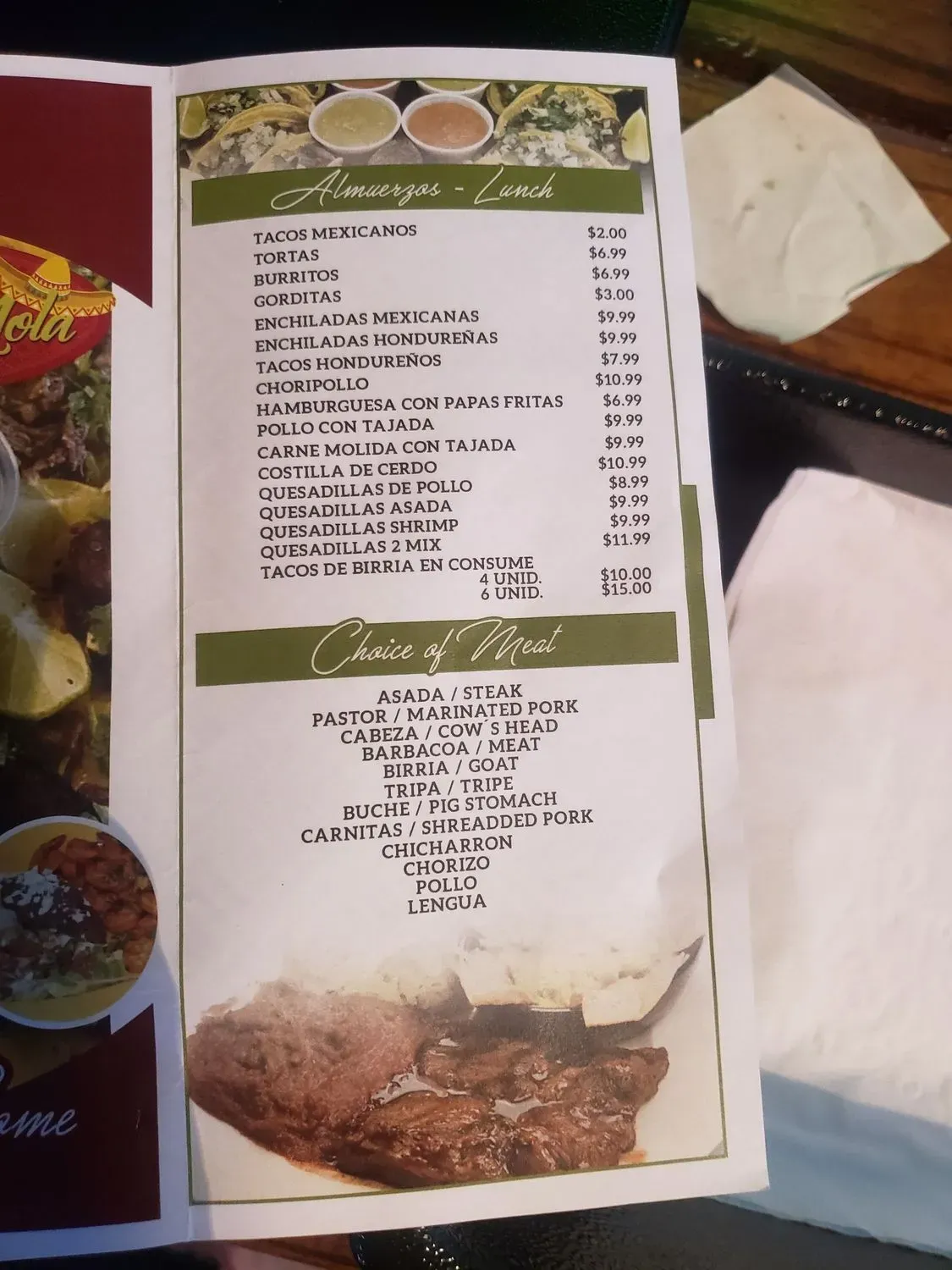 Menu 3