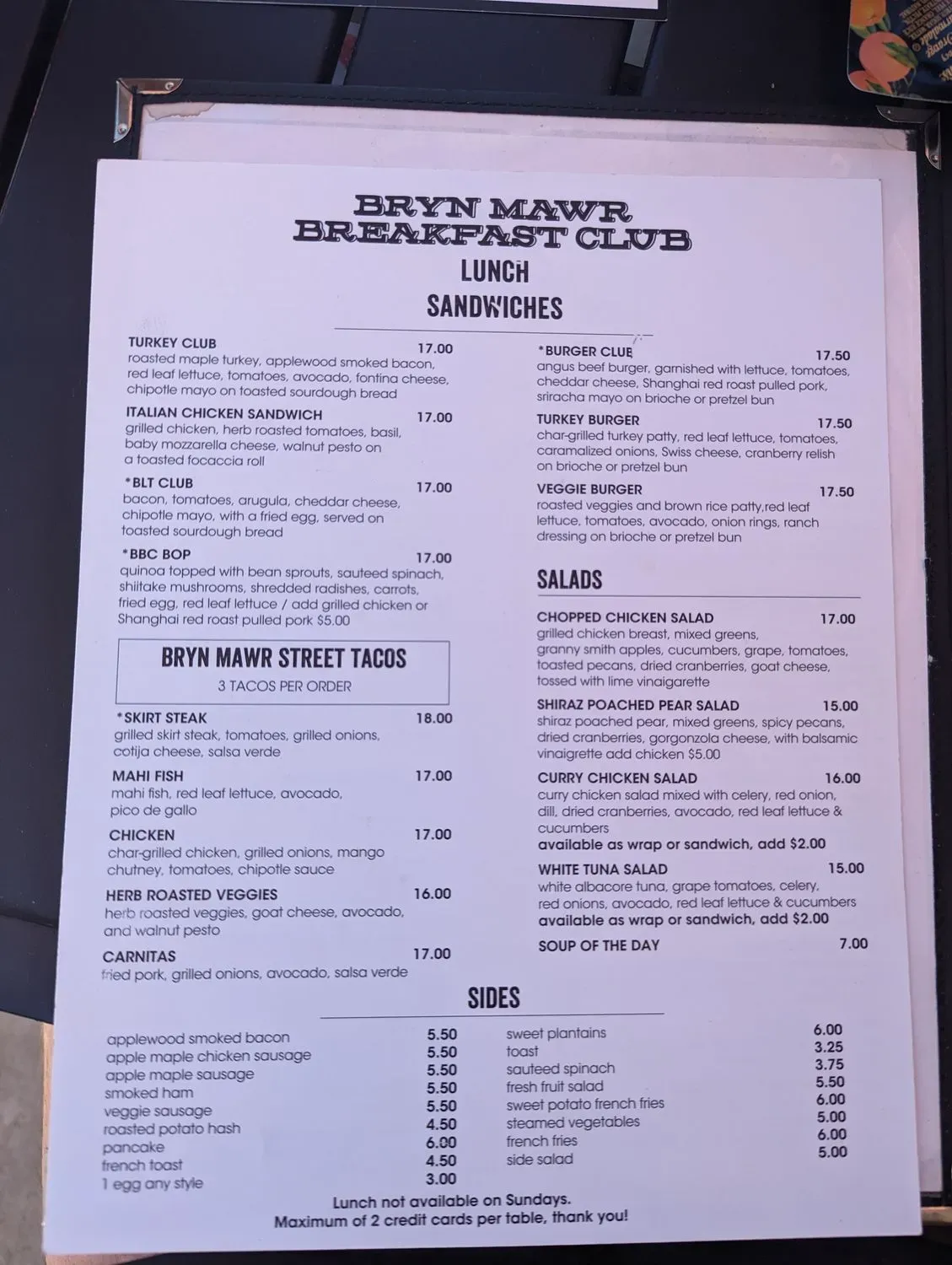 Menu 4