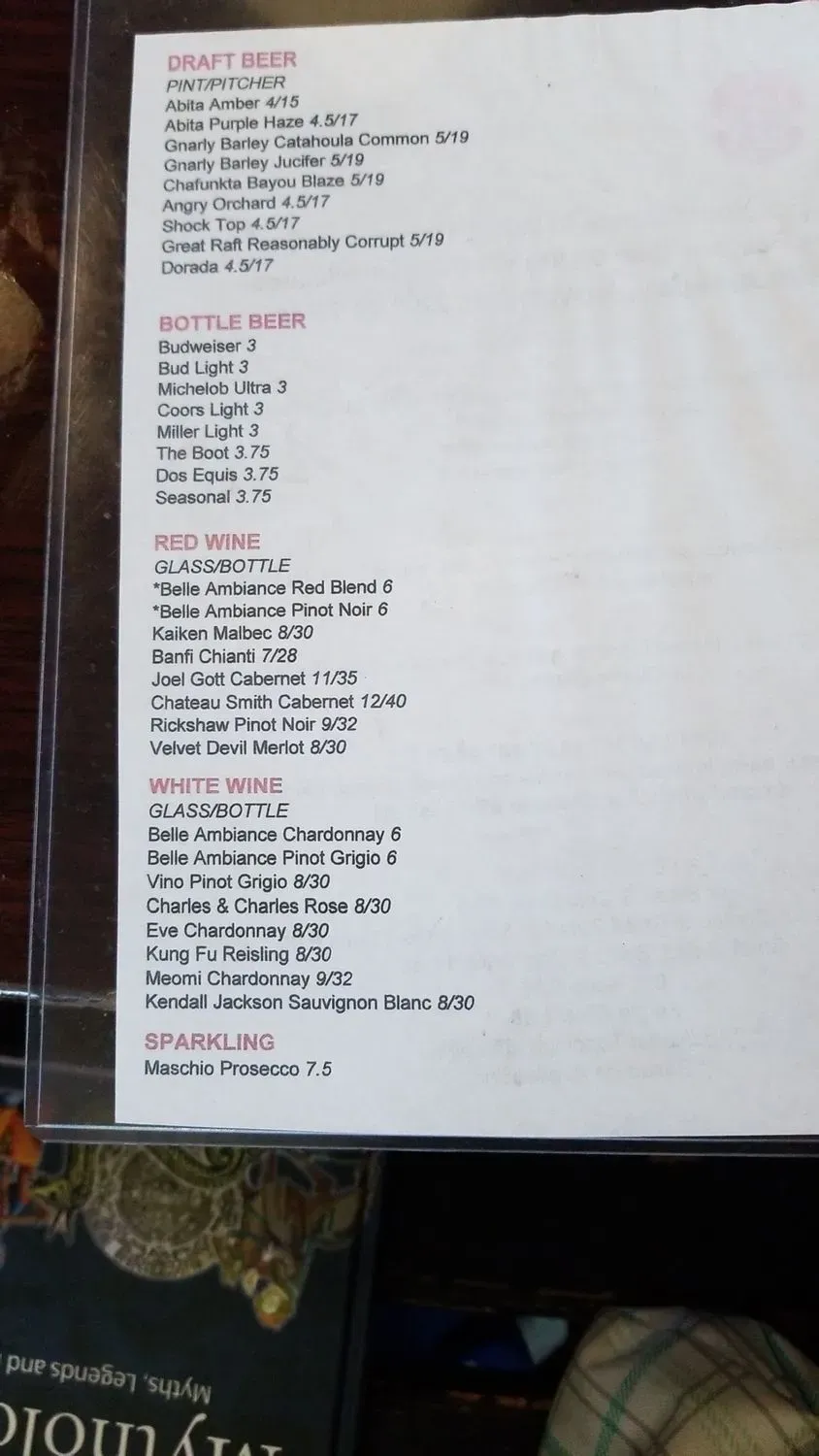 Menu 6