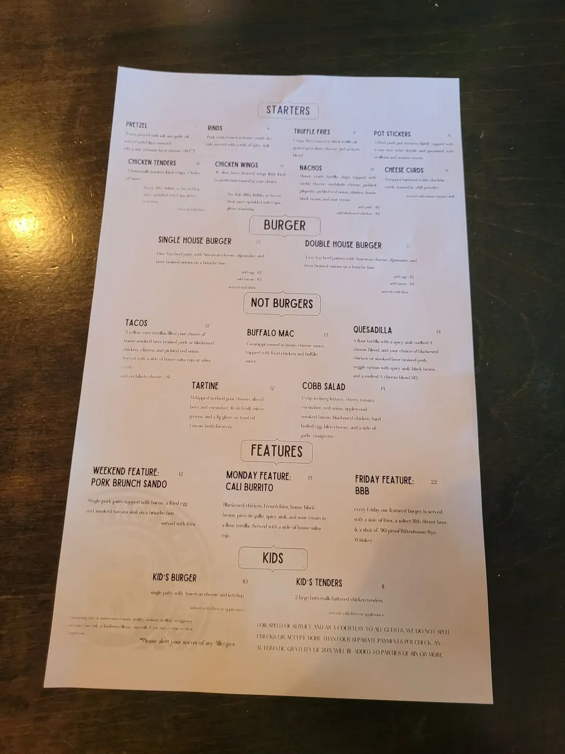 Menu 6