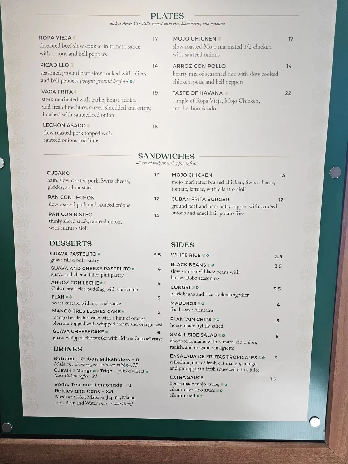 Menu 2