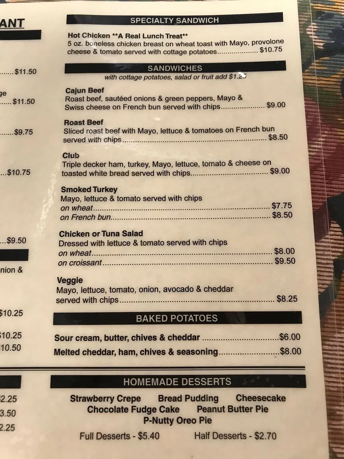 Menu 3