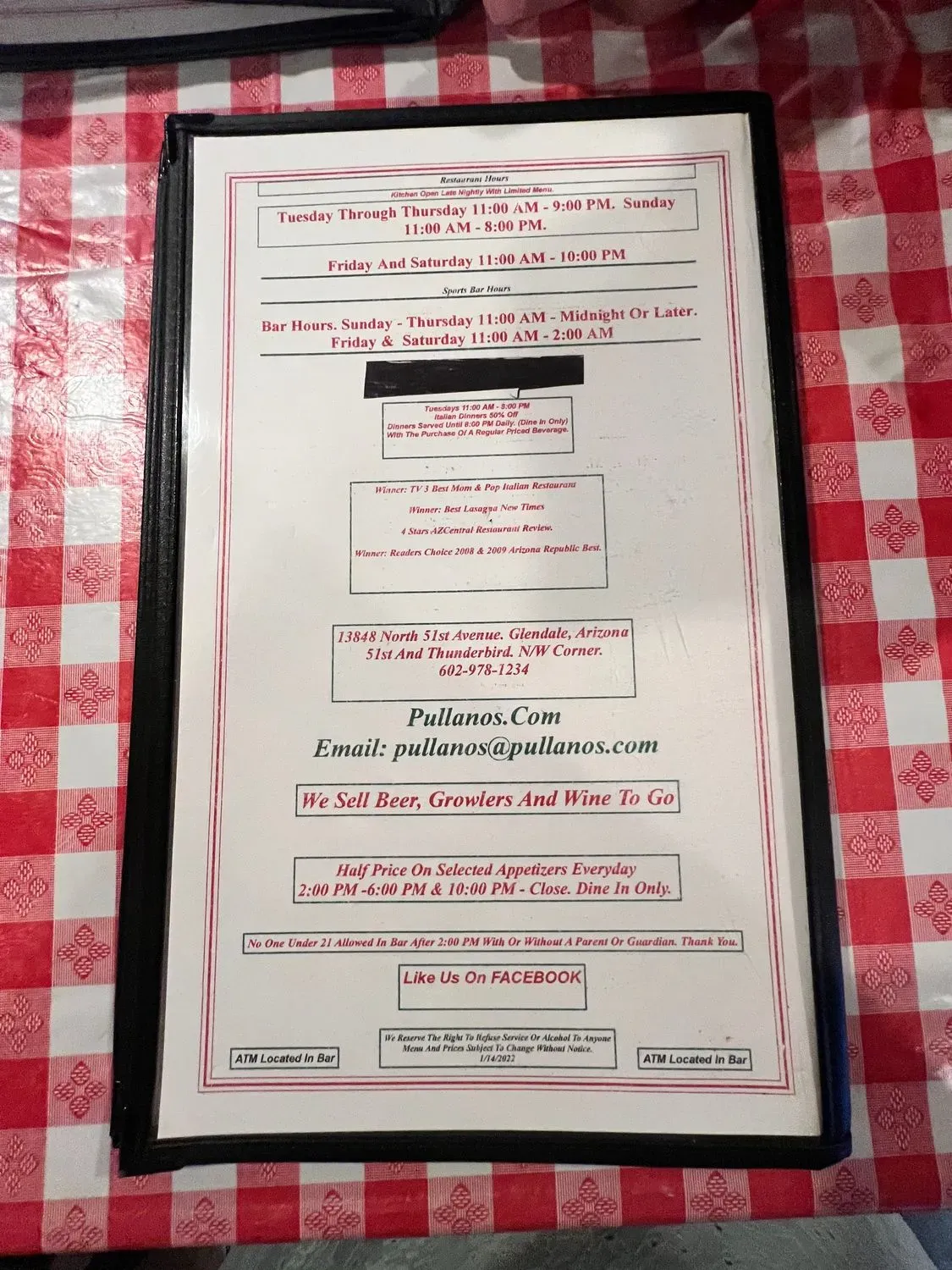 Menu 2