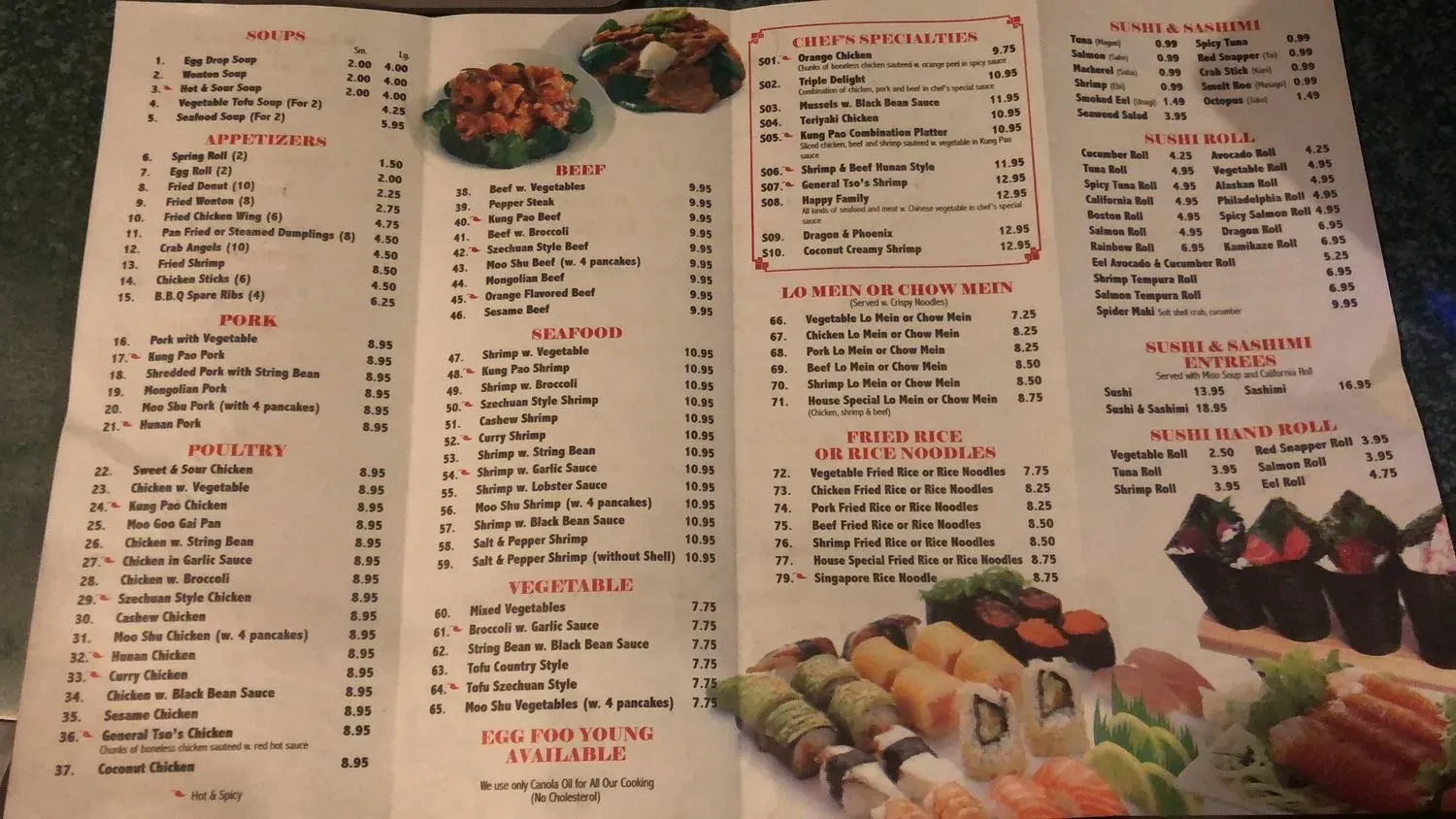 Menu 5