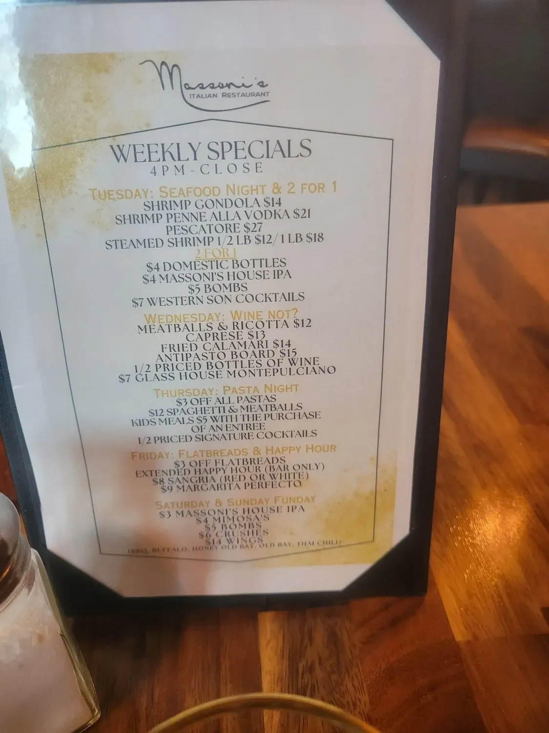 Menu 5