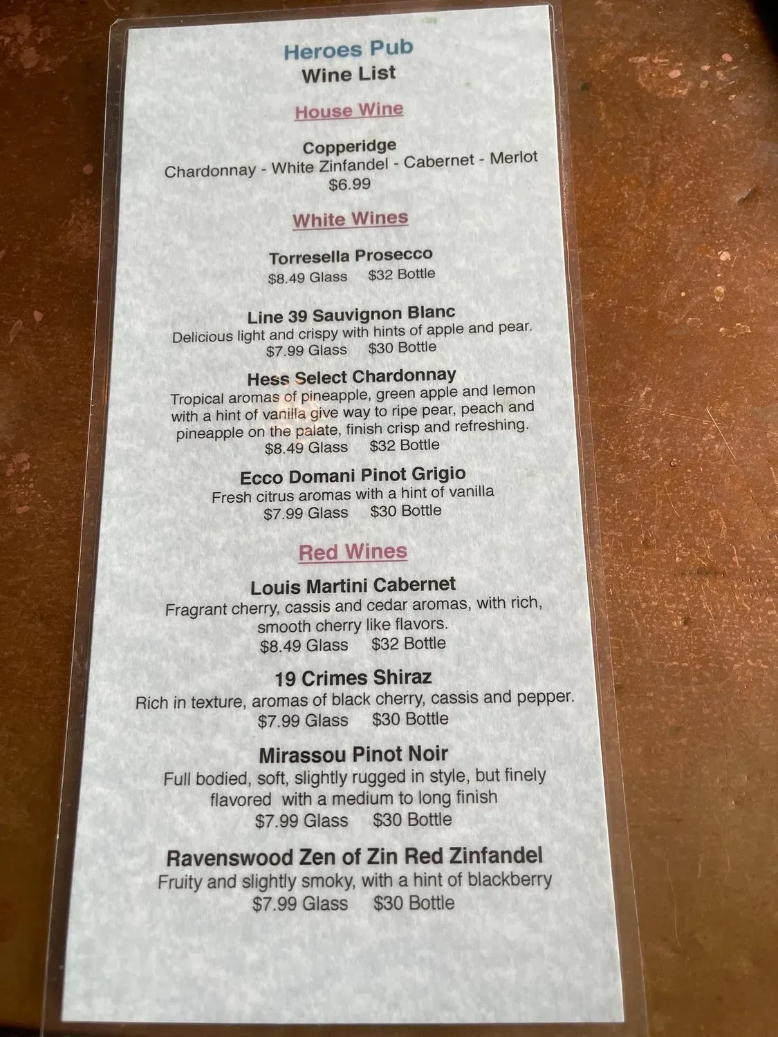 Menu 3