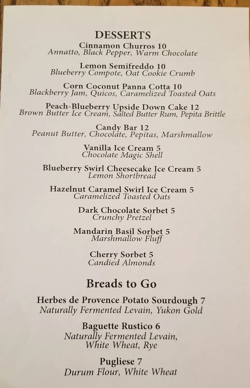 Menu 2