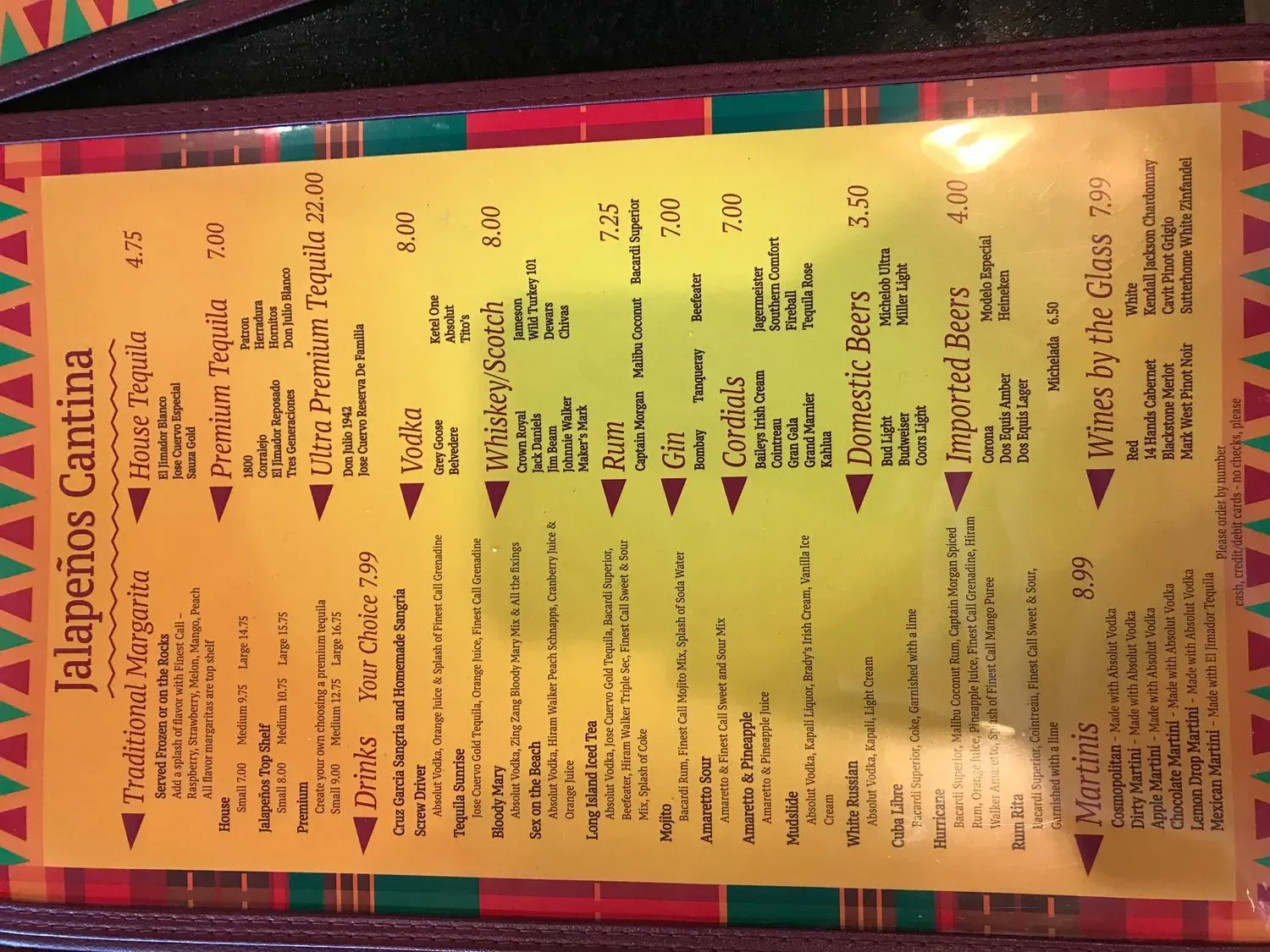 Menu 4