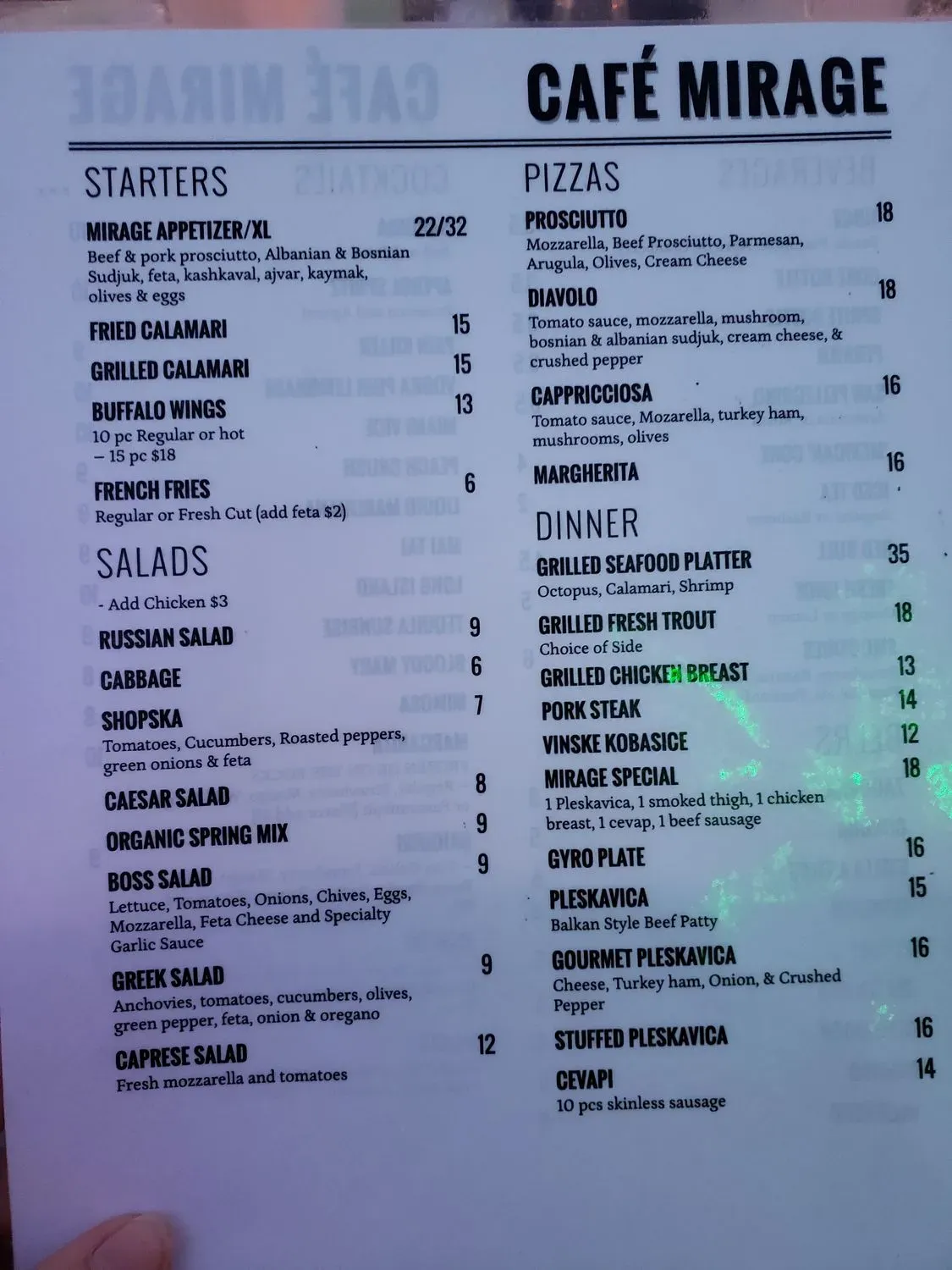 Menu 3