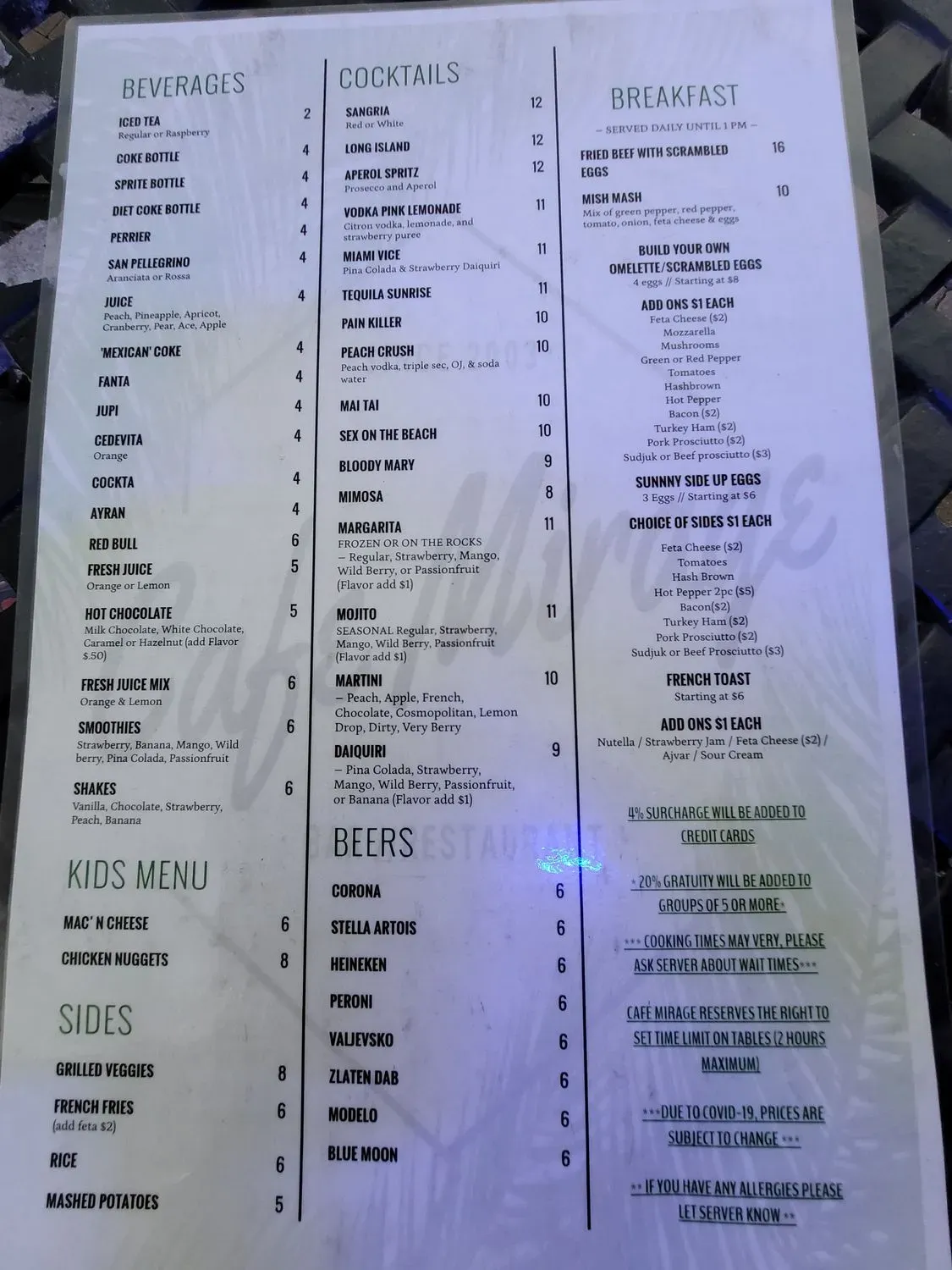 Menu 6