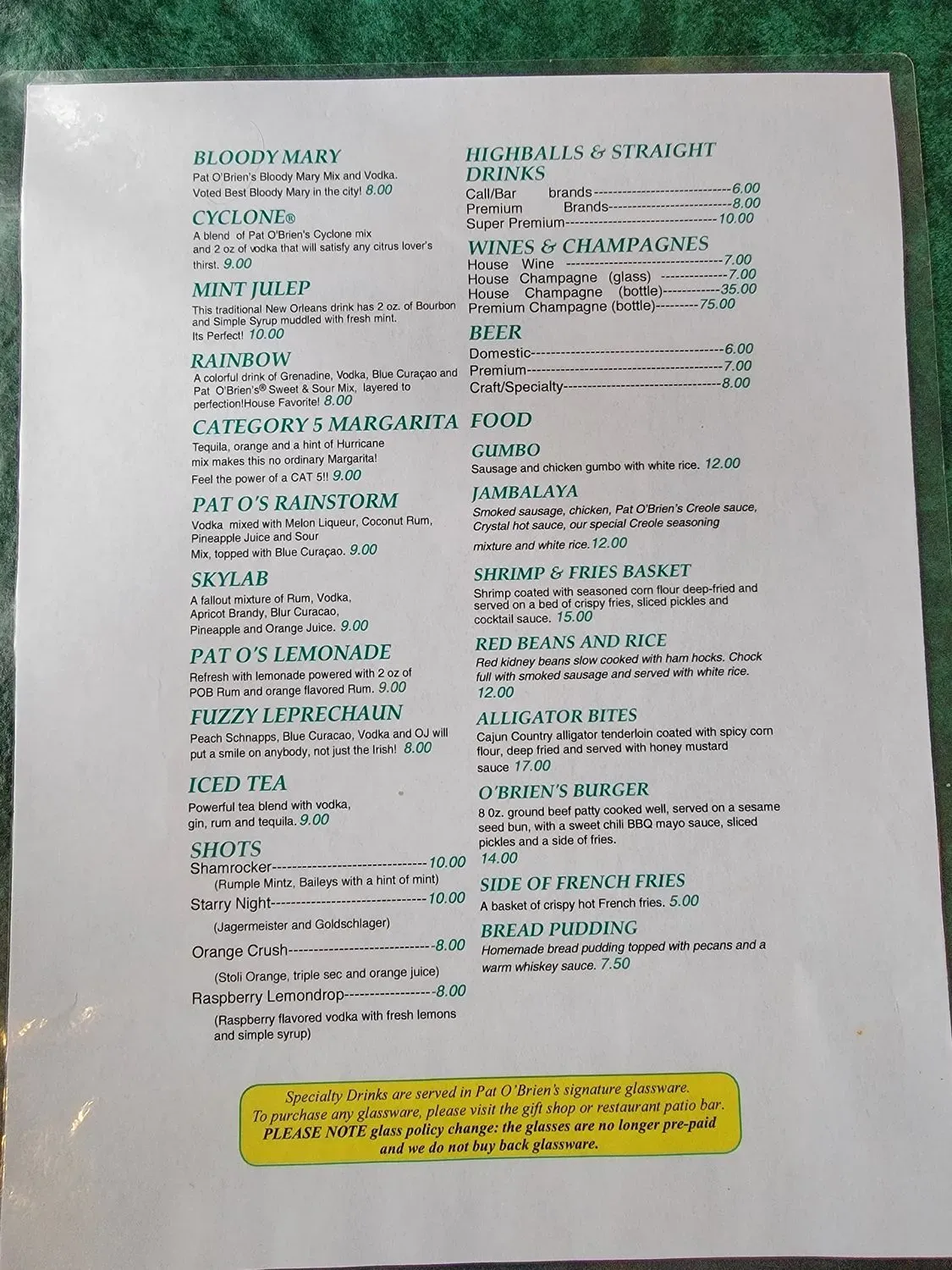 Menu 2