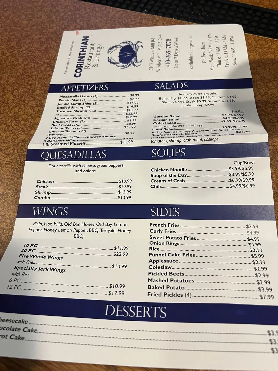 Menu 3