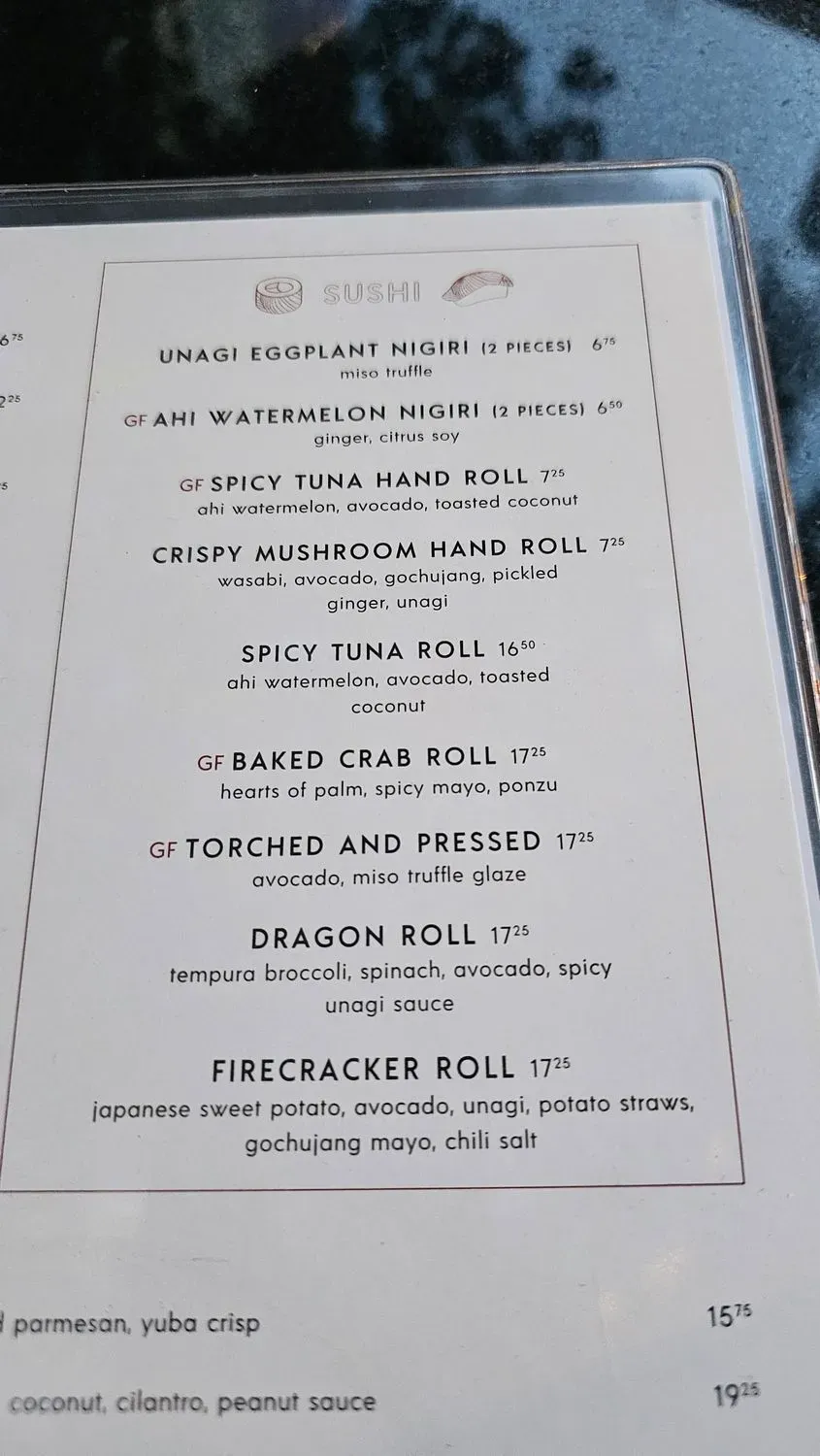 Menu 6