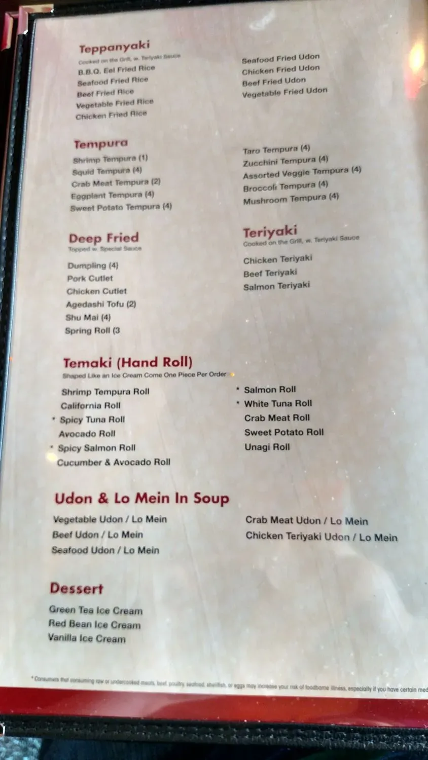 Menu 5