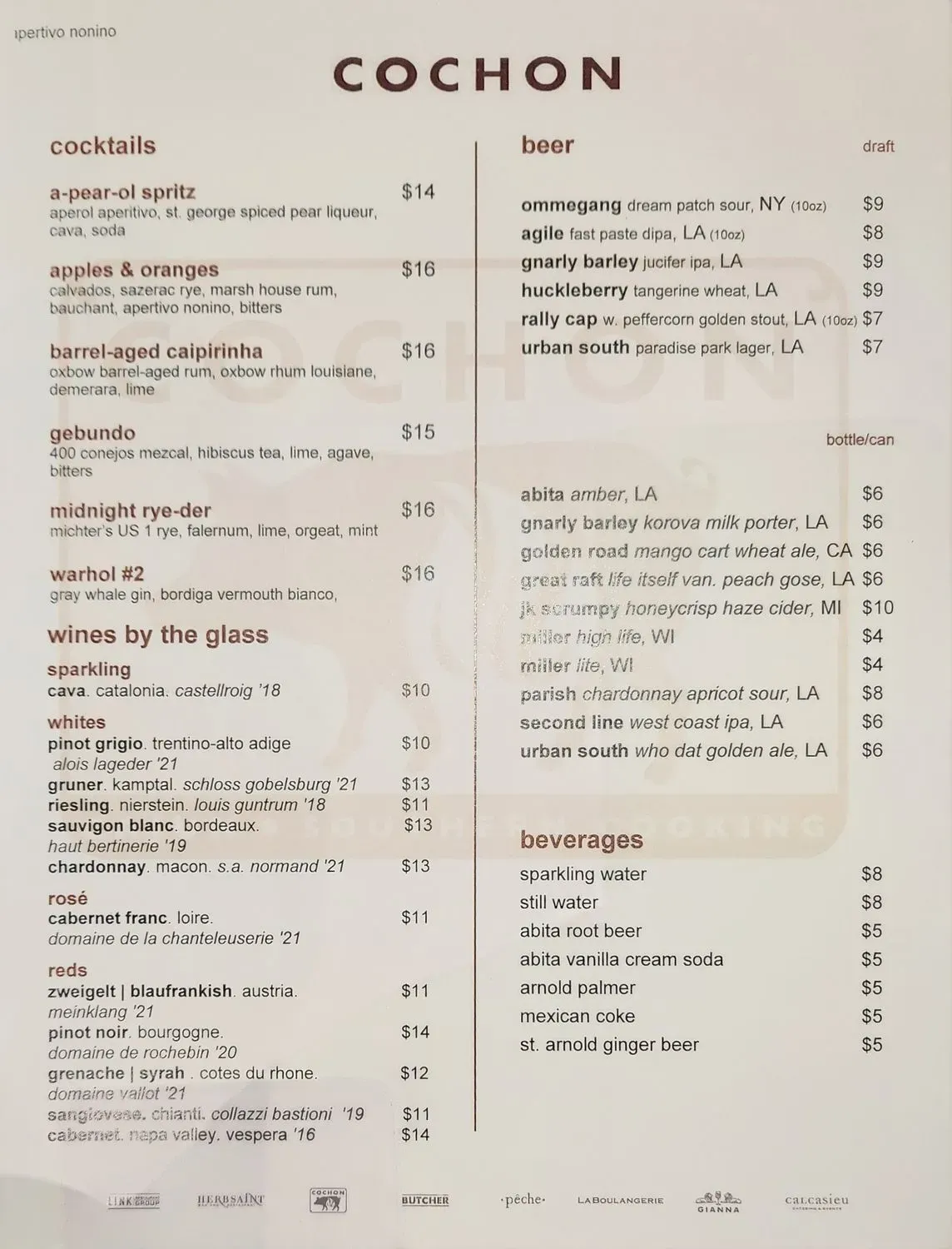 Menu 6