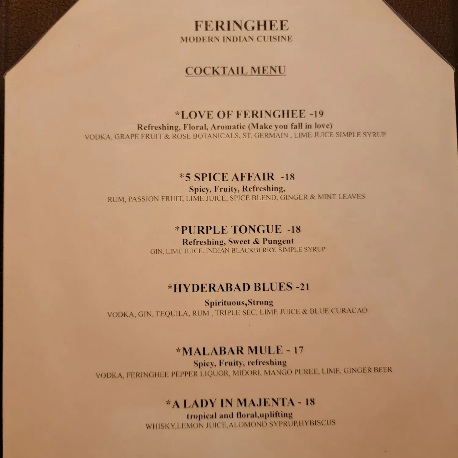 Menu 6