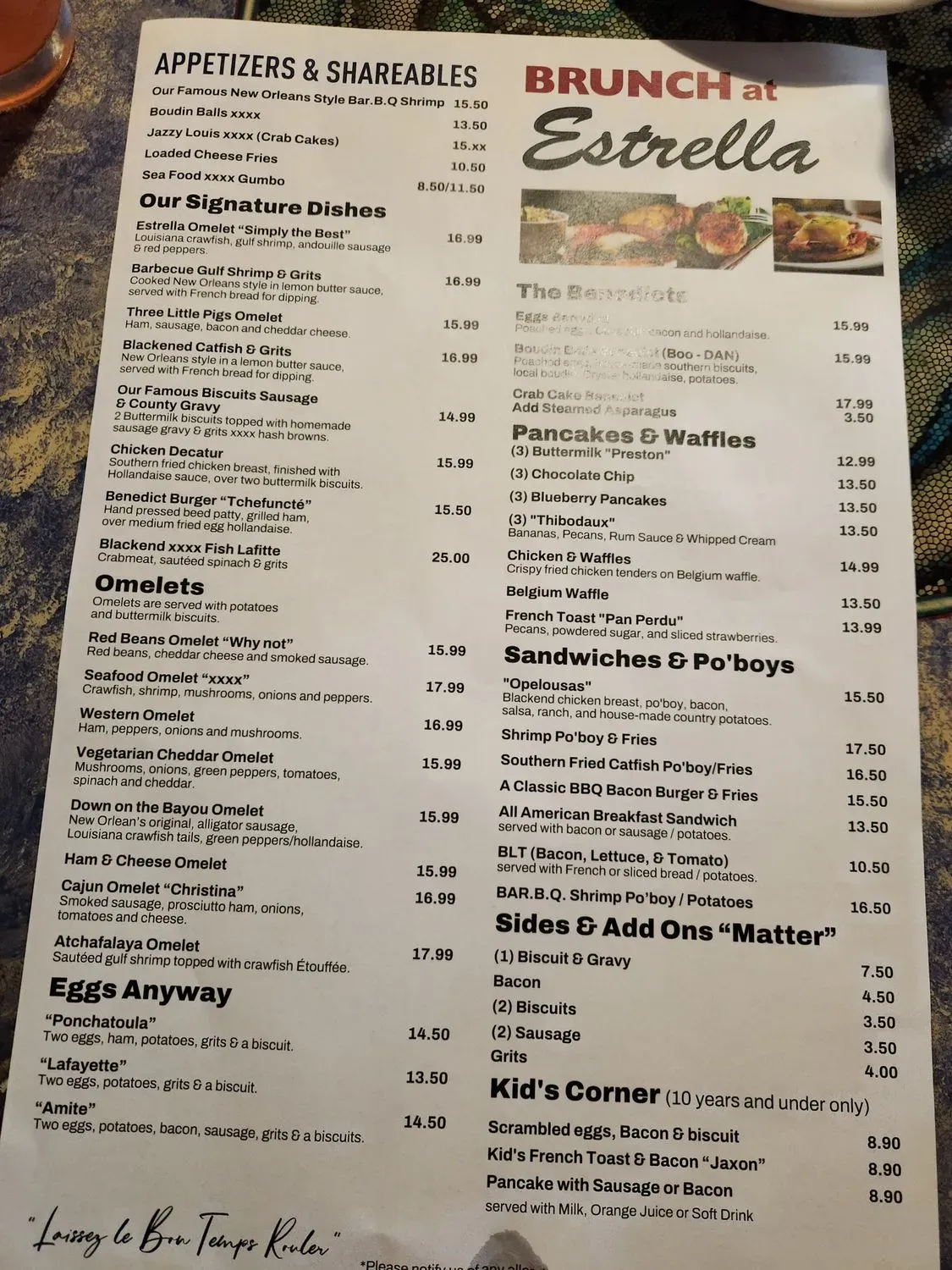 Menu 2