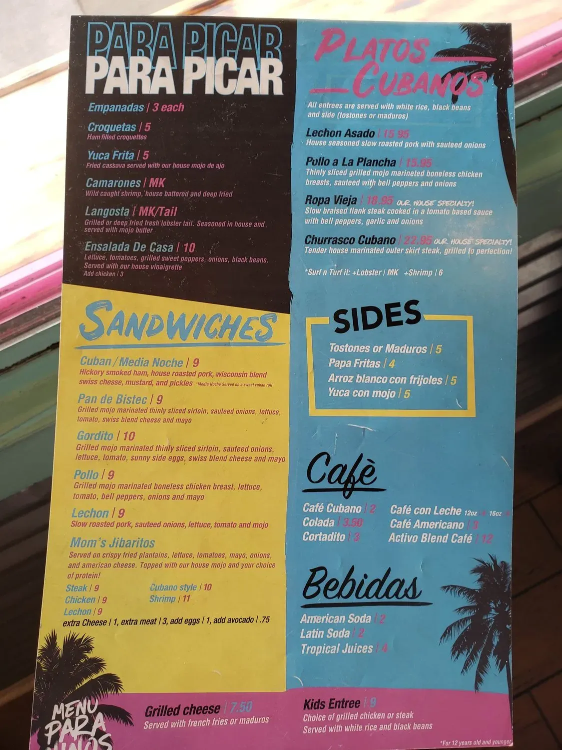 Menu 5