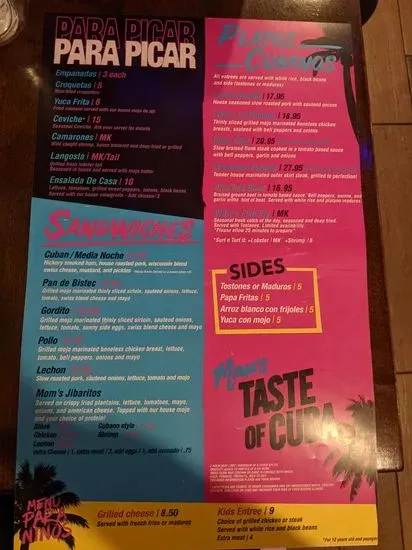 Menu 2