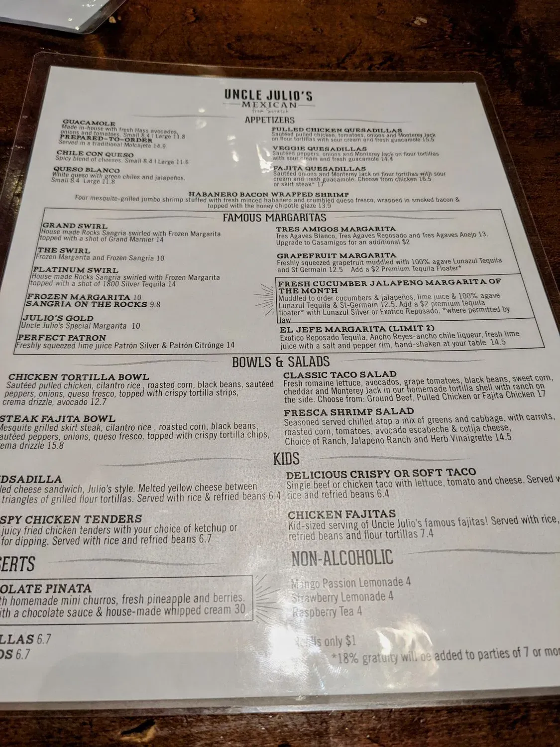 Menu 6