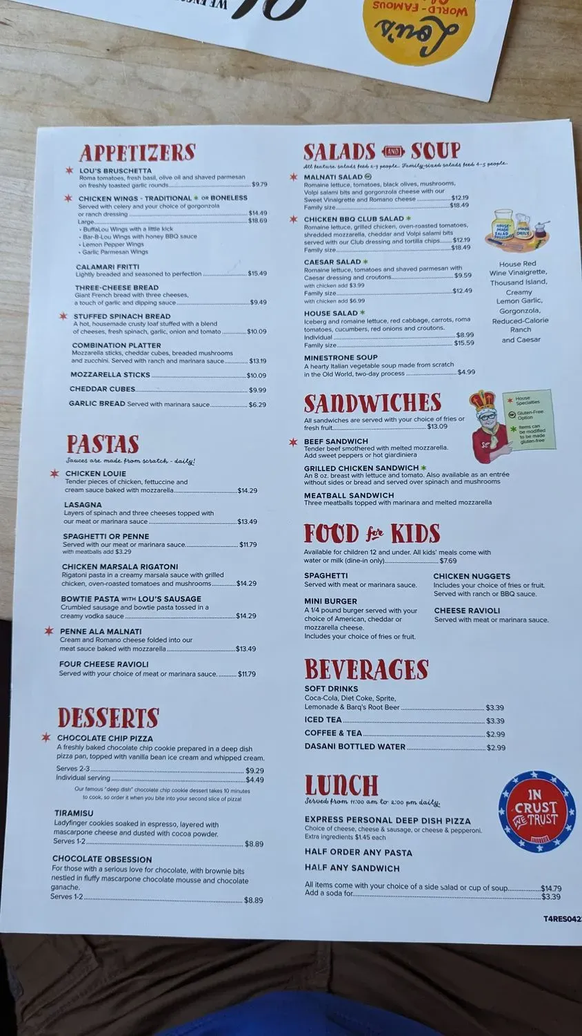 Menu 5