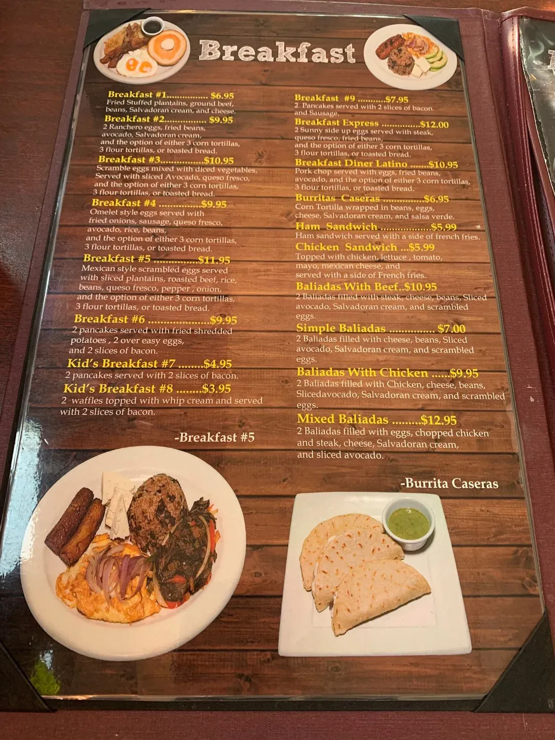 Menu 5