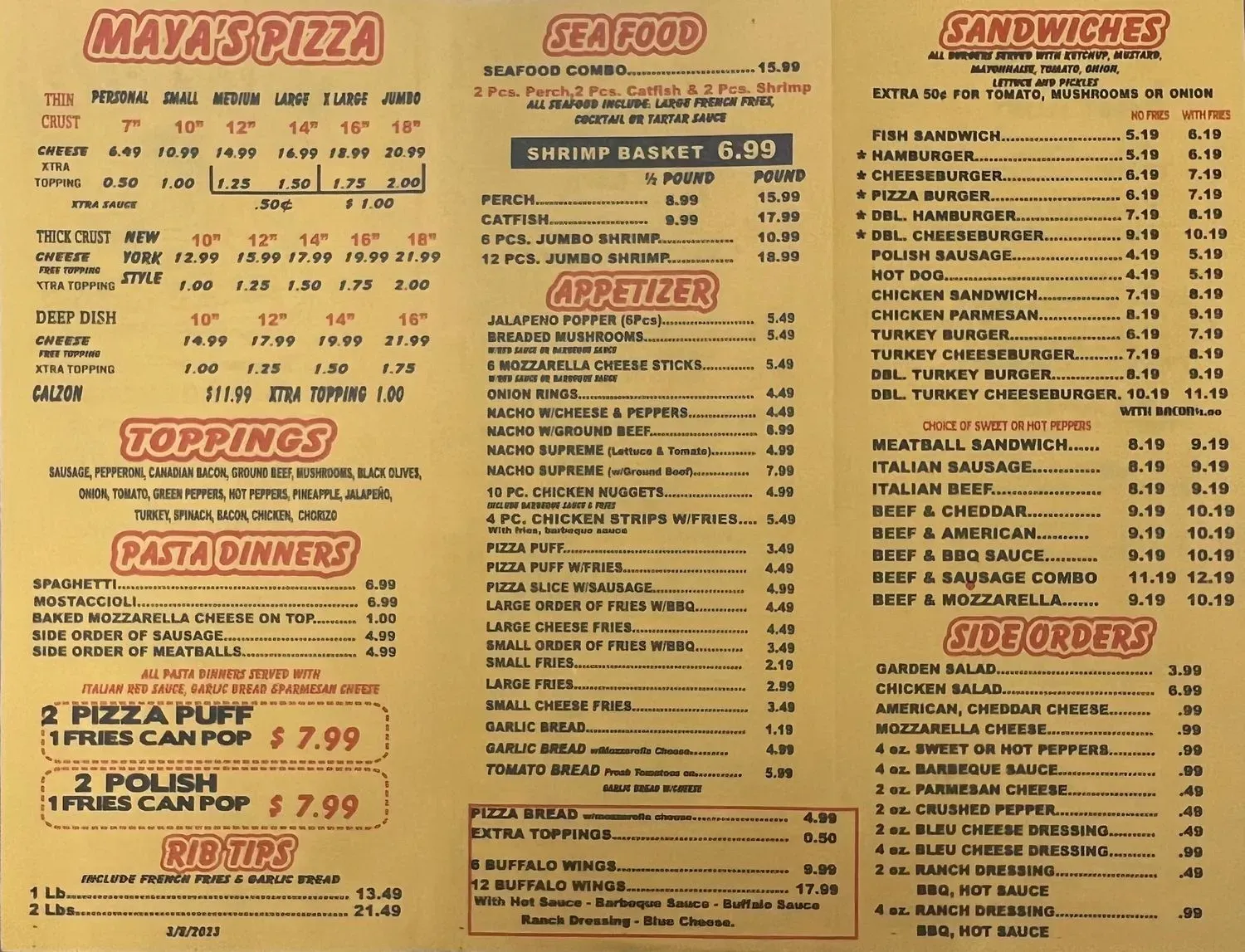 Menu 3