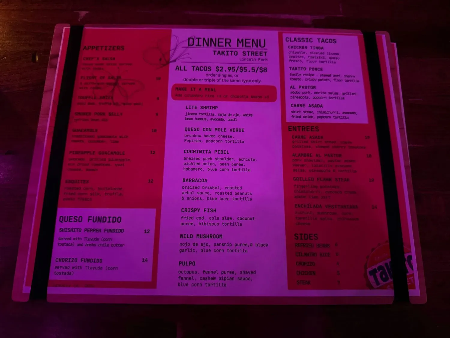 Menu 5