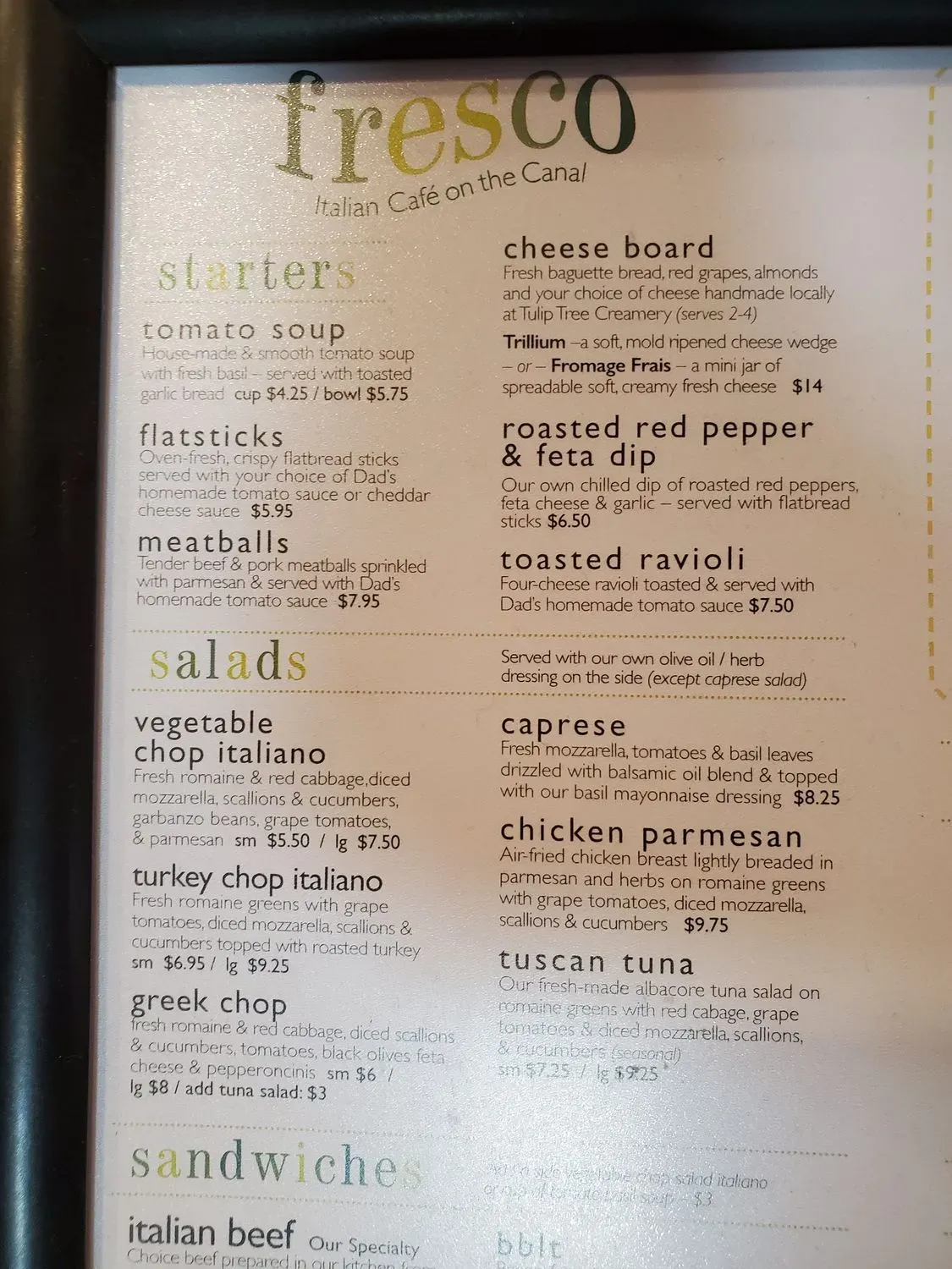 Menu 4