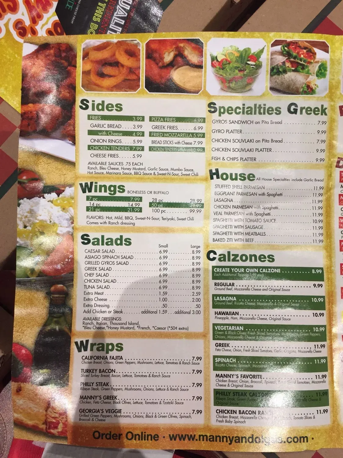 Menu 3