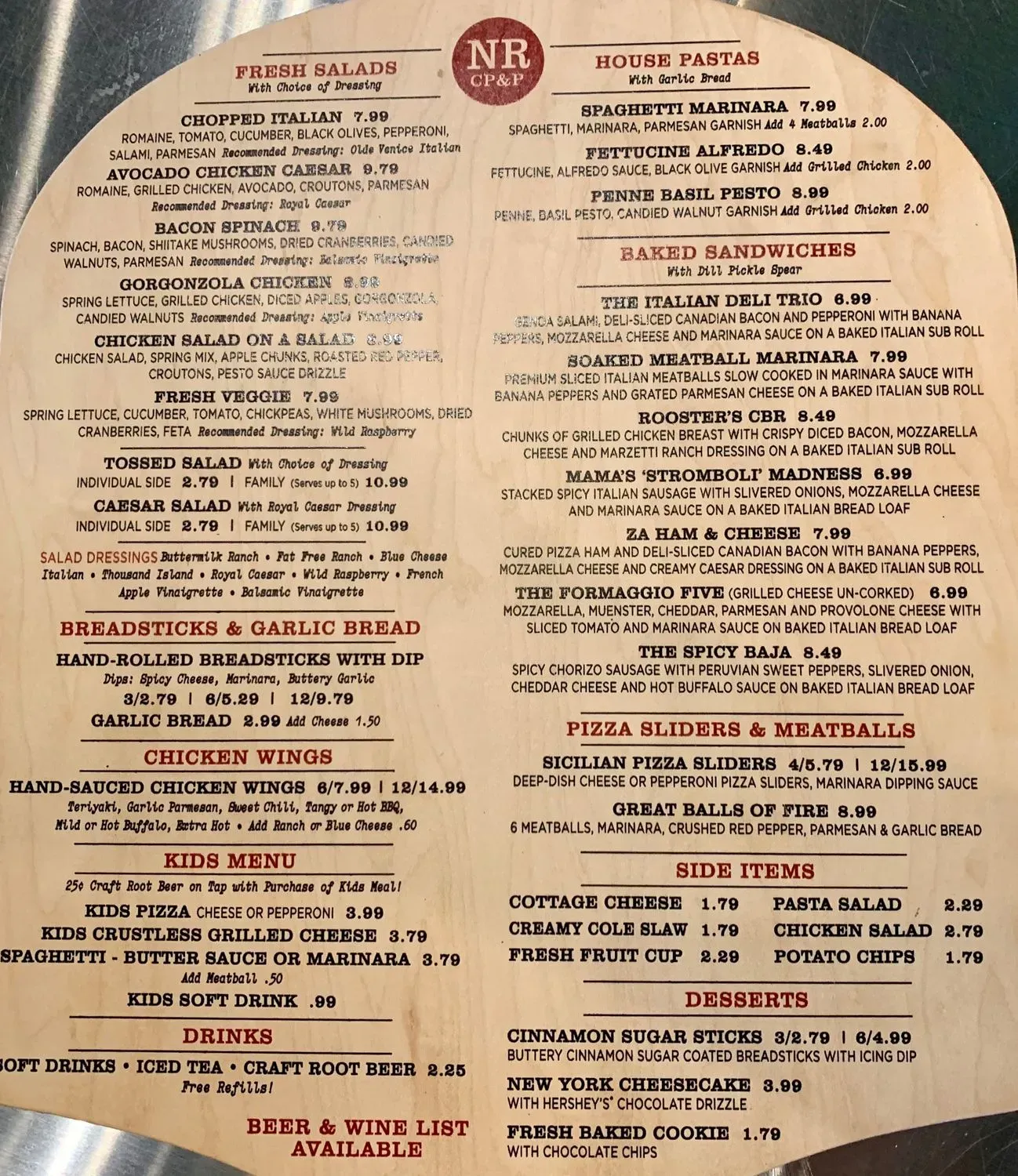 Menu 6