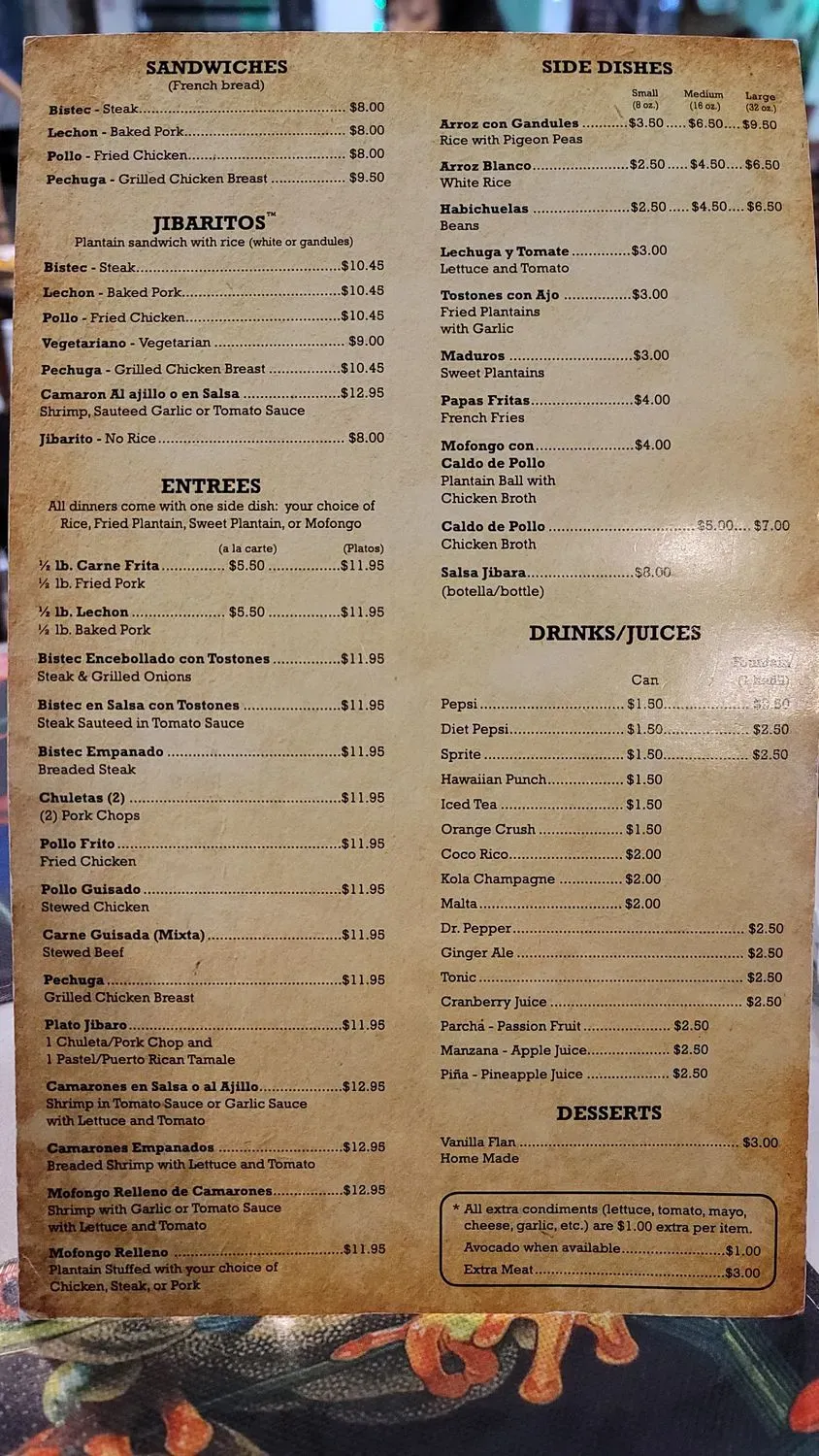 Menu 4