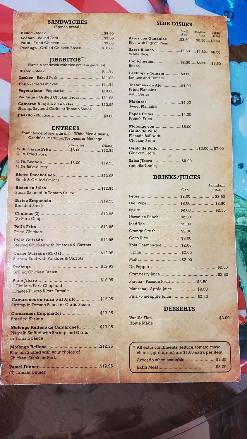 Menu 3