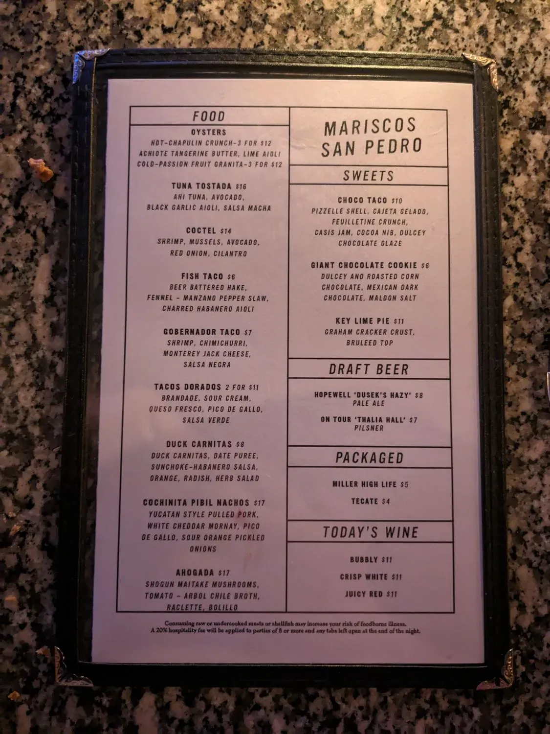 Menu 3